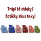„Boty“ proti otlakům proti otlakům - bleděmodré