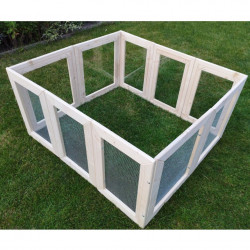 Pevná ohrádka (síťovaná/plexisklo),  10 cm obvodu*