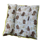 Pelíšek "Lenoška" - bavlna a fleece ZELENÁ