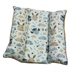 Pelíšek "Lenoška" - bavlna a fleece BÉŽOVÁ