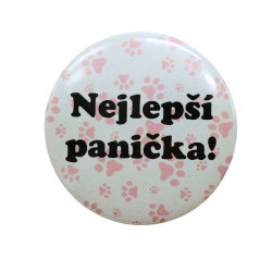 Placka "Nejlepší panička!"