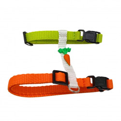 Postroj zelenooranžový s mrkvičkou