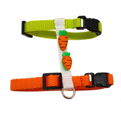 Postroj zelenooranžový s mrkvičkami