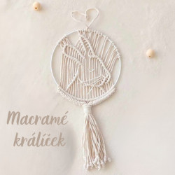 Macramé králíček