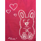 Batůžek růžový "Bunny love"
