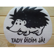 Samolepka např. na auto "ježek"
