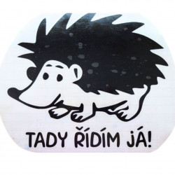 Samolepka např. na auto "ježek"