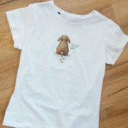 Tričko BOBEK beránek bílá/natural