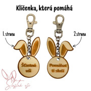 Klíčenka pro podporu králičího azylu