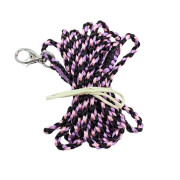 Vodítko splétané fialovočerné