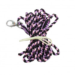 Vodítko splétané fialovočerné