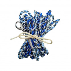 Vodítko splétané šedomodré